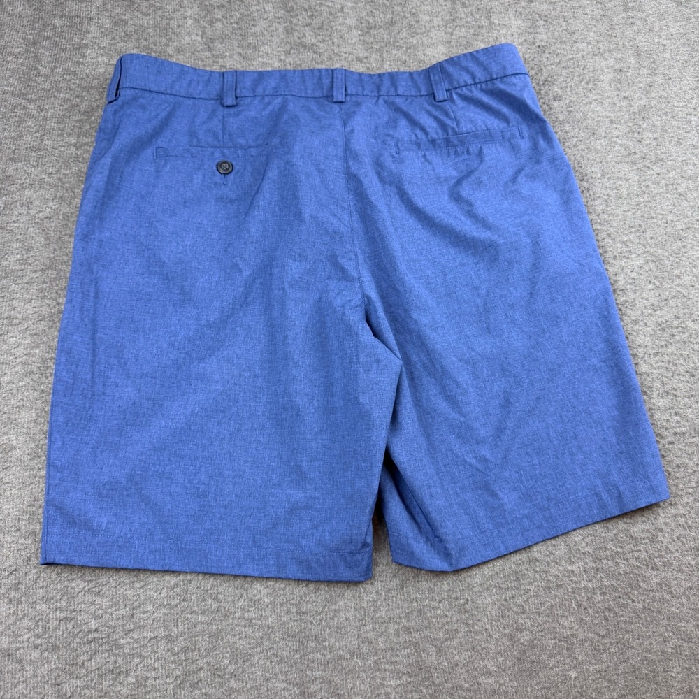 Grand Slam Golf Shorts Men's 36 Blue Performance Stretch Flat Front Casual - Picture 14 of 14